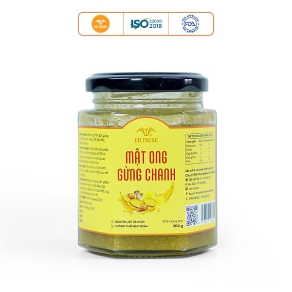 Mật Ong gừng chanh 200g