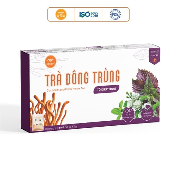 Trà Đông trùng Tô diệp thảo