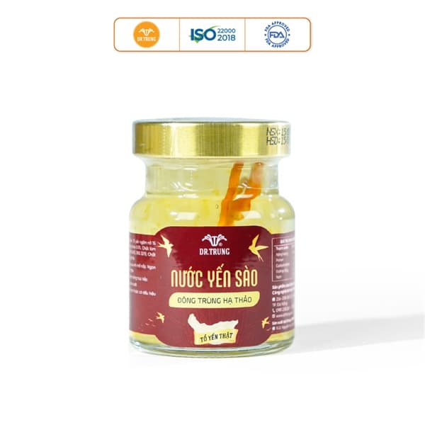 Nước yến sào đông trùng hạ thảo